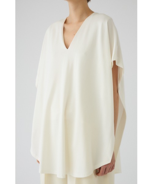 RIM.ARK(リムアーク)の「Relaxed flap tops リラックスド フラップ トップス(Tシャツ/カットソー・レディース・ブルー/ホワイト/ネイビー/ブラック・FREE)」の5枚目の写真