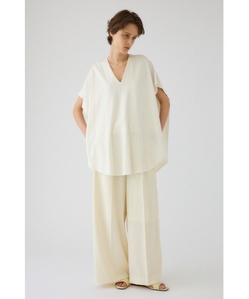 RIM.ARK(リムアーク)の「Relaxed flap tops リラックスド フラップ トップス(Tシャツ/カットソー・レディース・ブルー/ホワイト/ネイビー/ブラック・FREE)」の20枚目の写真