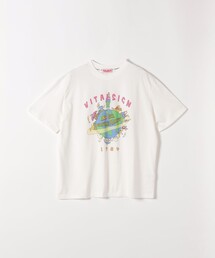VITALSIGN:〈洗濯機可能〉プリント TEE