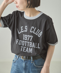 journal standard L'essage | 《L.E.S》リンガーTシャツ(Tシャツ/カットソー)