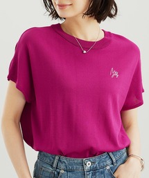 シャリ冷!多機能フレンチ袖ニットTシャツ