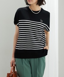 シャリ冷!多機能フレンチ袖ニットTシャツ