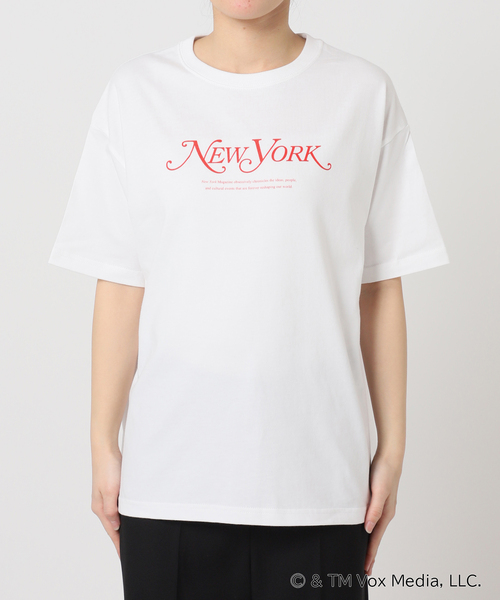 U by SPICK&SPAN(ユーバイスピックアンドスパン)の「New York Magazine ロゴ TEE(Tシャツ/カットソー・レディース・ブラック/カーキ/ホワイト・SMALL)」の7枚目の写真