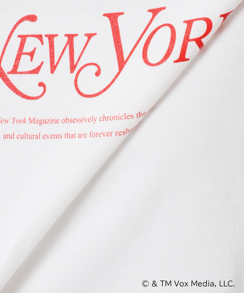 U by SPICK&SPAN(ユーバイスピックアンドスパン)の「New York Magazine ロゴ TEE(Tシャツ/カットソー・レディース・ブラック/カーキ/ホワイト・SMALL)」の6枚目の写真
