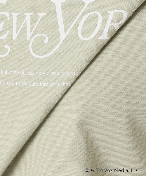 U by SPICK&SPAN(ユーバイスピックアンドスパン)の「New York Magazine ロゴ TEE(Tシャツ/カットソー・レディース・ブラック/カーキ/ホワイト・SMALL)」の4枚目の写真