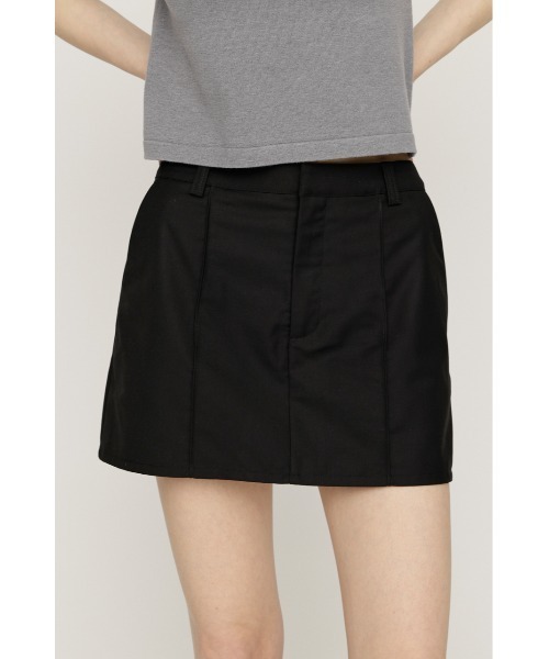 SLY(スライ)の「SKIRT LIKE S/PT スカートライクショートパンツ 春服 夏服(スラックス・レディース・ベージュ/ブラック・2/1)」の3枚目の写真