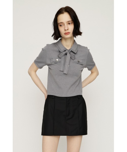 SLY(スライ)の「SKIRT LIKE S/PT スカートライクショートパンツ 春服 夏服(スラックス・レディース・ベージュ/ブラック・2/1)」の4枚目の写真