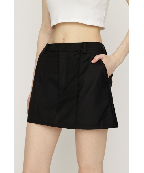 SLY(スライ)の「SKIRT LIKE S/PT スカートライクショートパンツ 春服 夏服(スラックス・レディース・ベージュ/ブラック・2/1)」の7枚目の写真