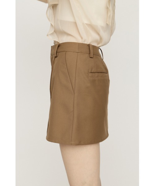 SLY(スライ)の「SKIRT LIKE S/PT スカートライクショートパンツ 春服 夏服(スラックス・レディース・ベージュ/ブラック・2/1)」の13枚目の写真