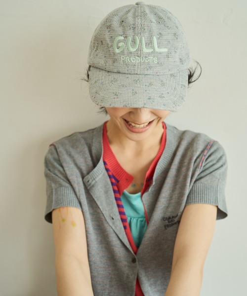 common gull products.（コモンガルプロダクツ）の「2つで1つの半袖カーディガン、芽心（カーディガン/ボレロ・レディース・グレー系/ミント/ネイビー/サックスブルー・SMALL/MEDIUM）」の6枚目の写真