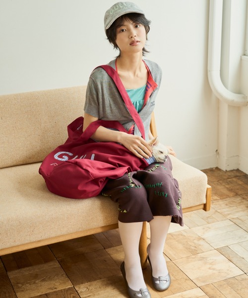common gull products.（コモンガルプロダクツ）の「2つで1つの半袖カーディガン、芽心（カーディガン/ボレロ・レディース・グレー系/ミント/ネイビー/サックスブルー・SMALL/MEDIUM）」の15枚目の写真