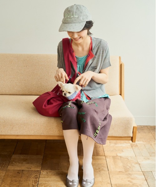common gull products.（コモンガルプロダクツ）の「2つで1つの半袖カーディガン、芽心（カーディガン/ボレロ・レディース・グレー系/ミント/ネイビー/サックスブルー・SMALL/MEDIUM）」の18枚目の写真
