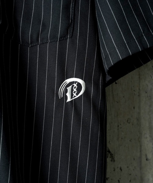 DEVILOCK（デビロック）の「DEVILOCK PIN STRIPE EMBROIDERY SHIRT（シャツ/ブラウス・メンズ・チャコールグレー/ブラック/ホワイト・X-LARGE/LARGE/MEDIUM）」の10枚目の写真