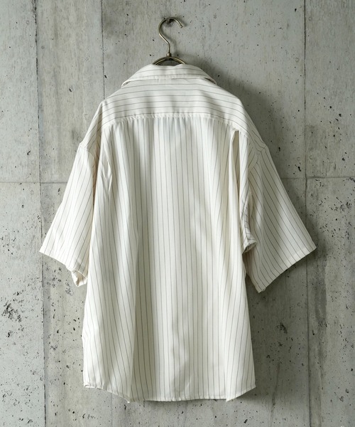 DEVILOCK（デビロック）の「DEVILOCK PIN STRIPE EMBROIDERY SHIRT（シャツ/ブラウス・メンズ・チャコールグレー/ブラック/ホワイト・X-LARGE/LARGE/MEDIUM）」の16枚目の写真