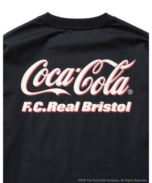 F.C.Real Bristol(エフシーレアルブリストル)の「Coca-Cola AUTHENTIC L/S TEE(Tシャツ/カットソー・メンズ・ブラック/オレンジ/ホワイト・XX-LARGE/X-LARGE/LARGE/MEDIUM/SMALL)」の6枚目の写真