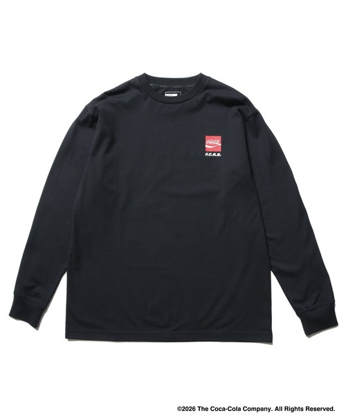 F.C.Real Bristol(エフシーレアルブリストル)の「Coca-Cola AUTHENTIC L/S TEE(Tシャツ/カットソー・メンズ・ブラック/オレンジ/ホワイト・XX-LARGE/X-LARGE/LARGE/MEDIUM/SMALL)」の5枚目の写真