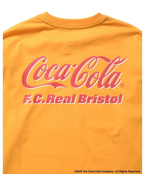 F.C.Real Bristol(エフシーレアルブリストル)の「Coca-Cola AUTHENTIC L/S TEE(Tシャツ/カットソー・メンズ・ブラック/オレンジ/ホワイト・XX-LARGE/X-LARGE/LARGE/MEDIUM/SMALL)」の10枚目の写真