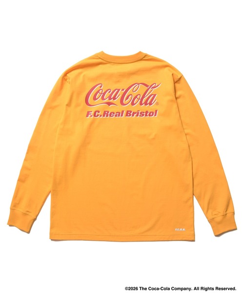 F.C.Real Bristol(エフシーレアルブリストル)の「Coca-Cola AUTHENTIC L/S TEE(Tシャツ/カットソー・メンズ・ブラック/オレンジ/ホワイト・XX-LARGE/X-LARGE/LARGE/MEDIUM/SMALL)」の9枚目の写真