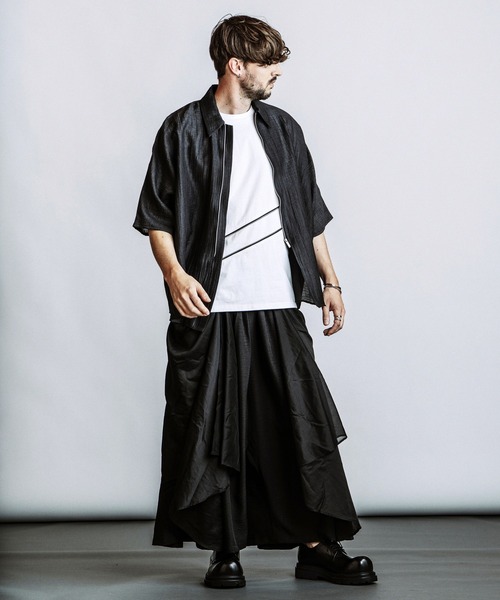 NO ID.（ノーアイディ）の「【NO ID.】Gather Baggy Drape Trousers / ギャザー バギー ドレープ トラウザーズ（その他パンツ・メンズ・その他23/ブラック・2/1）」の18枚目の写真