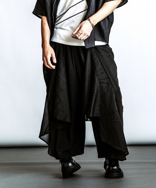 NO ID.（ノーアイディ）の「【NO ID.】Gather Baggy Drape Trousers / ギャザー バギー ドレープ トラウザーズ（その他パンツ・メンズ・その他23/ブラック・2/1）」の19枚目の写真