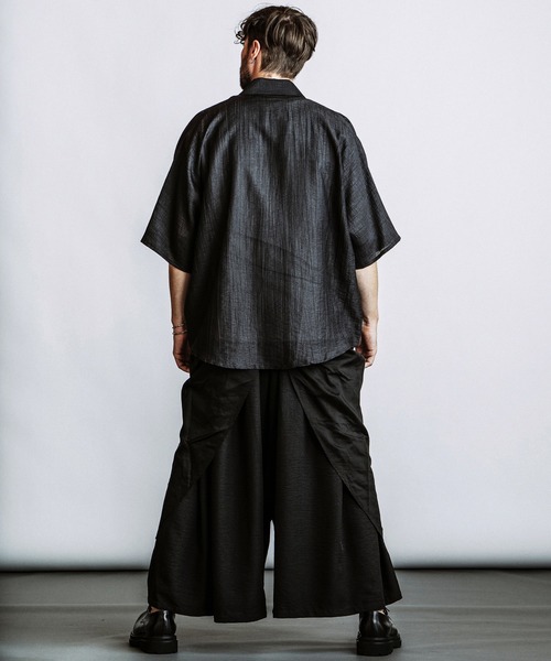 NO ID.（ノーアイディ）の「【NO ID.】Gather Baggy Drape Trousers / ギャザー バギー ドレープ トラウザーズ（その他パンツ・メンズ・その他23/ブラック・2/1）」の22枚目の写真
