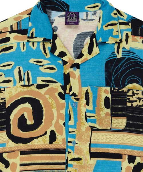 DEUS EX MACHINA(デウスエクスマキナ)の「FREAMON SHIRT(シャツ/ブラウス・メンズ・レッド/イエロー系・M/L)」の14枚目の写真