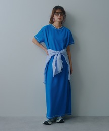 bohmal（ボマール）の「ワッフルマキシ半袖ワンピース（ワンピース）」