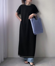 bohmal（ボマール）の「ワッフルマキシ半袖ワンピース（ワンピース）」