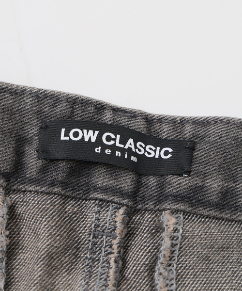 LOW CLASSIC(ロウ クラシック)の「【LOW CLASSIC/ロウ・クラシック】BELTED HIGH WAIST DENIM SKIR(デニムスカート・レディース・ブルー/チャコールグレー・38/36)」の22枚目の写真