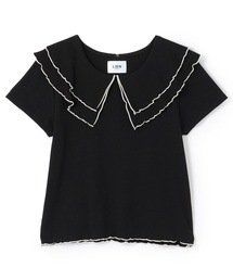 セール】【親子リンク】チュールフリルチュニック（Tシャツ/カットソー