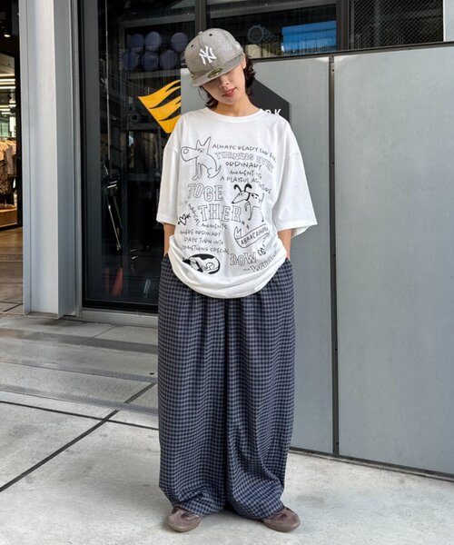 CIAOPANIC TYPY(チャオパニックティピー)の「【UNISEX】チェックカーブイージーパンツ(その他パンツ・レディース・グリーン/ネイビー/ブラウン・LARGE/MEDIUM)」の11枚目の写真