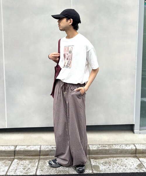 CIAOPANIC TYPY(チャオパニックティピー)の「【UNISEX】チェックカーブイージーパンツ(その他パンツ・レディース・グリーン/ネイビー/ブラウン・LARGE/MEDIUM)」の10枚目の写真