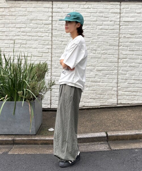 CIAOPANIC TYPY(チャオパニックティピー)の「【UNISEX】チェックカーブイージーパンツ(その他パンツ・レディース・グリーン/ネイビー/ブラウン・LARGE/MEDIUM)」の16枚目の写真