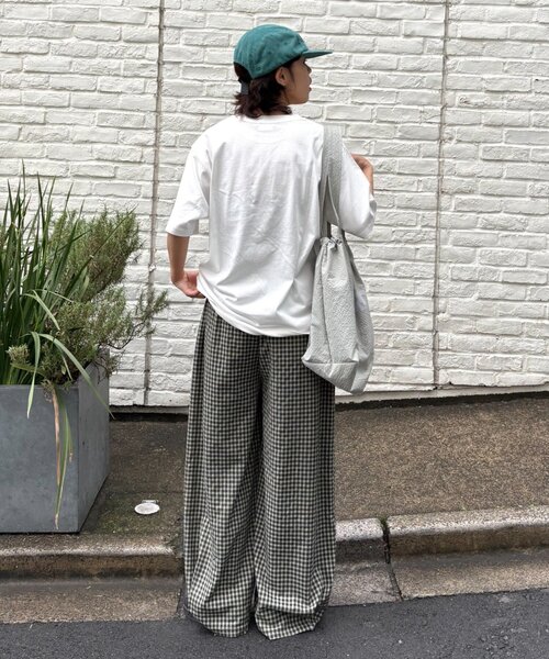CIAOPANIC TYPY(チャオパニックティピー)の「【UNISEX】チェックカーブイージーパンツ(その他パンツ・レディース・グリーン/ネイビー/ブラウン・LARGE/MEDIUM)」の15枚目の写真