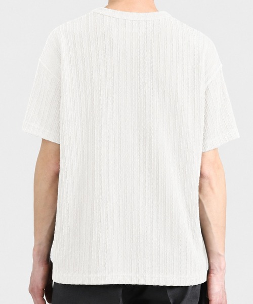 CALIFORNIA OUTFITTERS(カリフォルニア アウトフィッターズ)の「5C31レースシアー クルーネックTEE(Tシャツ/カットソー・メンズ・ブラック/ホワイト・FREE)」の7枚目の写真