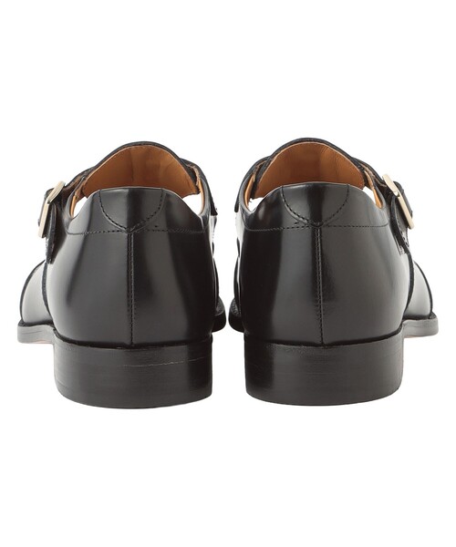 MACKINTOSH LONDON(マッキントッシュ ロンドン)の「【LEON掲載】【MACKINTOSH LONDON×三陽山長】ボックスカーフ グルカサンダル(サンダル・メンズ・ブラウン系その他6/ブラック・80/85)」の8枚目の写真