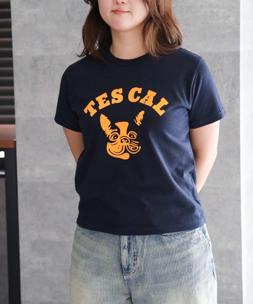 The Endless Summer（エンドレスサマー）の「TES ORGANIC COTTON FLOCK PT FIT T SHIRT / Tシャツ（Tシャツ/カットソー・レディース・ブラック/アイボリー/ホワイト/ネイビー・FREE）」の6枚目の写真