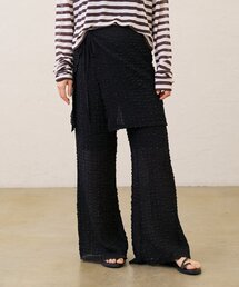 フレアパンツ&ラップスカートSET