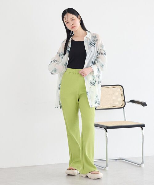 earth music&ecology(アースミュージックアンドエコロジー)の「EVAトングサンダル(サンダル・レディース・ベージュ/ブラック・L/M/S)」の8枚目の写真