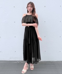 NOMAE（ノーマエ）の「アメスリフリルレイヤードロングワンピース（ワンピース）」
