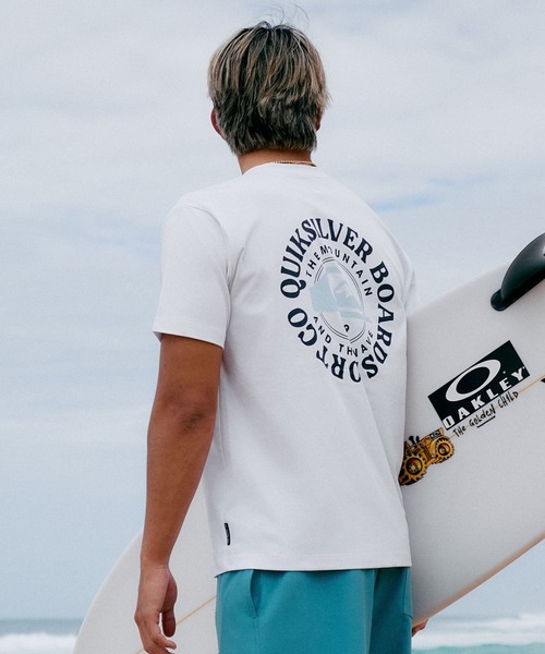Quiksilver(クイックシルバー)の「QUIKSILVER メンズ TOO FINE FB SS 半袖Tシャツ 速乾 UPF50+ ストレッチ【2026年夏モデル】(Tシャツ/カットソー・メンズ・ホワイト/ブラック/ピンク・X-LARGE/LARGE/MEDIUM)」の2枚目の写真
