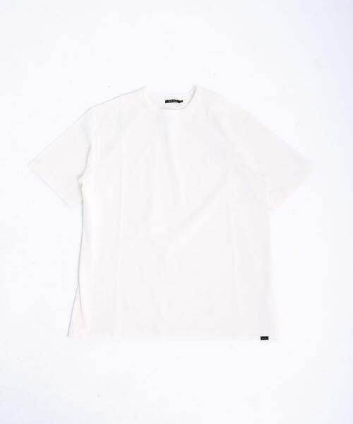 EKAL（エカル）の「『UR TECH ひやサラクール』ロゴワッペンTシャツ（Tシャツ/カットソー・メンズ・イエロー/チャコールグレー/ホワイト・MEDIUM/LARGE）」の2枚目の写真