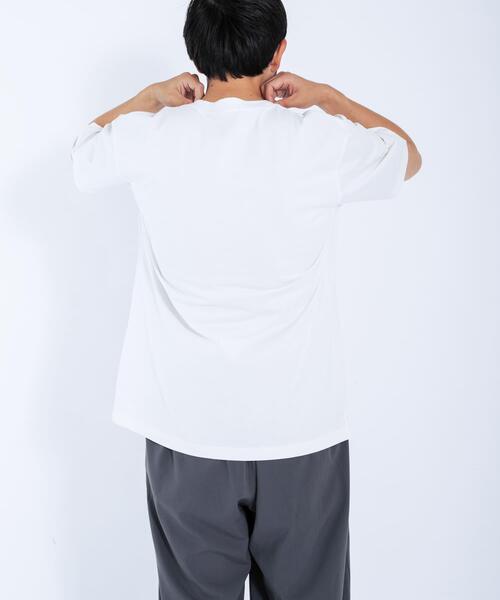 EKAL（エカル）の「『UR TECH ひやサラクール』ロゴワッペンTシャツ（Tシャツ/カットソー・メンズ・イエロー/チャコールグレー/ホワイト・MEDIUM/LARGE）」の6枚目の写真