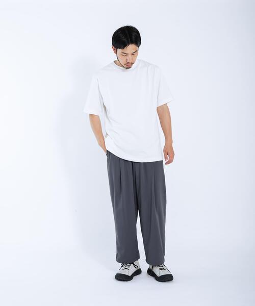EKAL（エカル）の「『UR TECH ひやサラクール』ロゴワッペンTシャツ（Tシャツ/カットソー・メンズ・イエロー/チャコールグレー/ホワイト・MEDIUM/LARGE）」の7枚目の写真