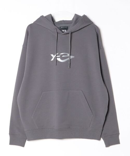 Y-3(ワイスリー)の「Y-3 FRENCH TERRY LIQUID LOGO HOODIE(パーカー・メンズ・グレー・SMALL/MEDIUM/LARGE/X-SMALL/X-LARGE/XX-SMALL/XX-LARGE)」の5枚目の写真