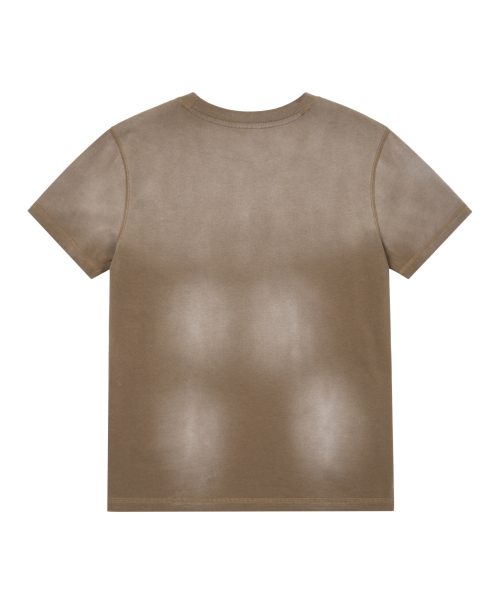AAKAM(アーカム)の「Dust Fade CROS2 Half Top (Brown)(Tシャツ/カットソー・レディース・その他・1/2/3)」の2枚目の写真