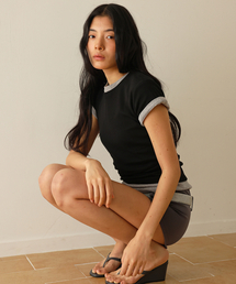 スタンダードコットンTシャツ_ブラック