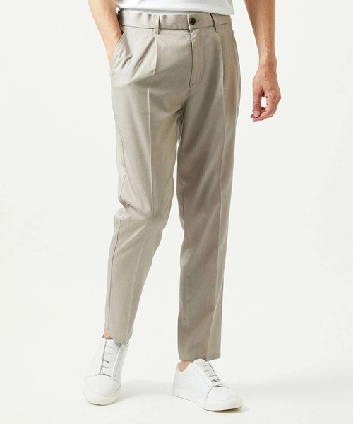 MICHEL KLEIN HOMME (ミッシェルクランオム)の「デニム調イージーパンツ(スラックス・メンズ・ブラック/ベージュ・LARGE/X-LARGE/MEDIUM)」の4枚目の写真