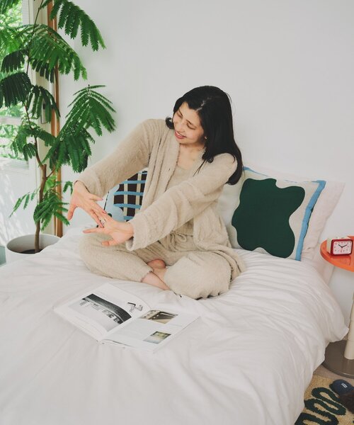 SAHIR(サヒール)の「【SAHIR サヒール】Cushioncover monyamonya(クッション/クッションカバー・レディース・ブラウン/ブルー・0)」の17枚目の写真