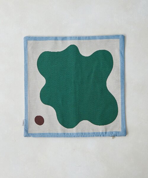 SAHIR(サヒール)の「【SAHIR サヒール】Cushioncover monyamonya(クッション/クッションカバー・レディース・ブラウン/ブルー・0)」の5枚目の写真